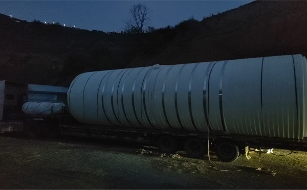 敦煌圆桶运输途中